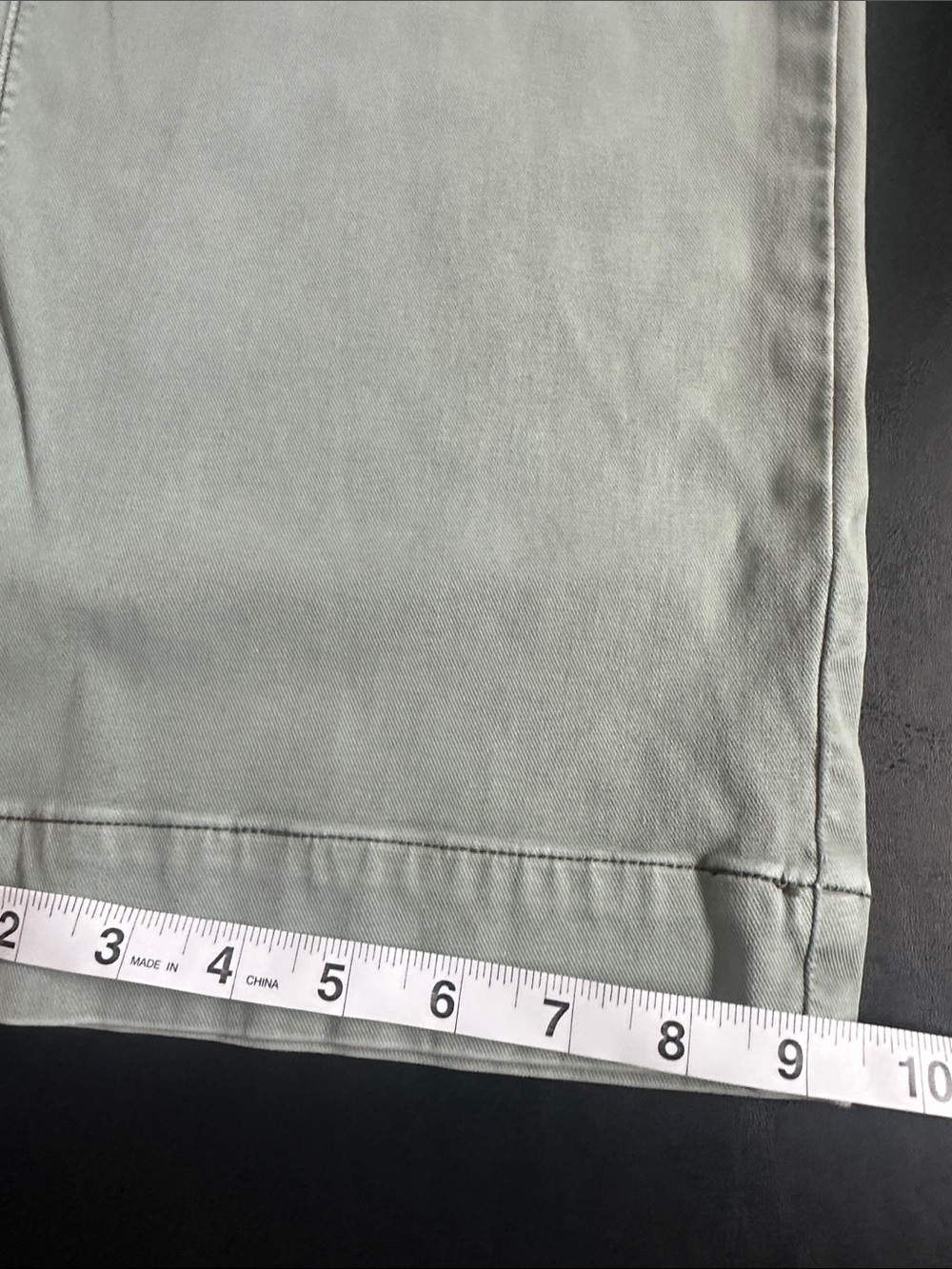 SPANX Twill Crop Wide Leg Pants in Light Sage - Picture 8 of 10